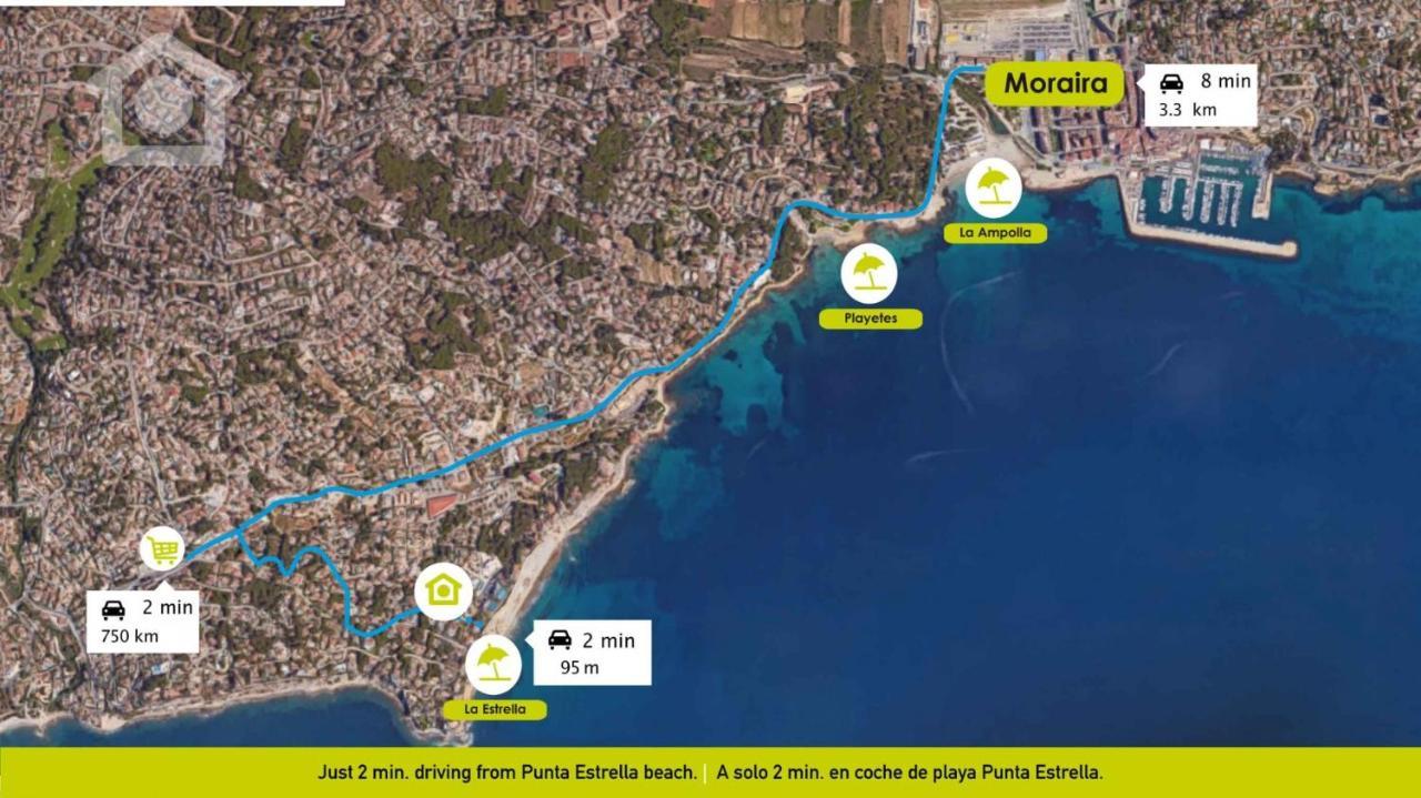 Solhabitat Moraira Dreams Villa Bagian luar foto